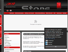 Tablet Screenshot of aim-store.de